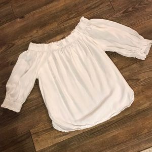 Off the shoulder shirt